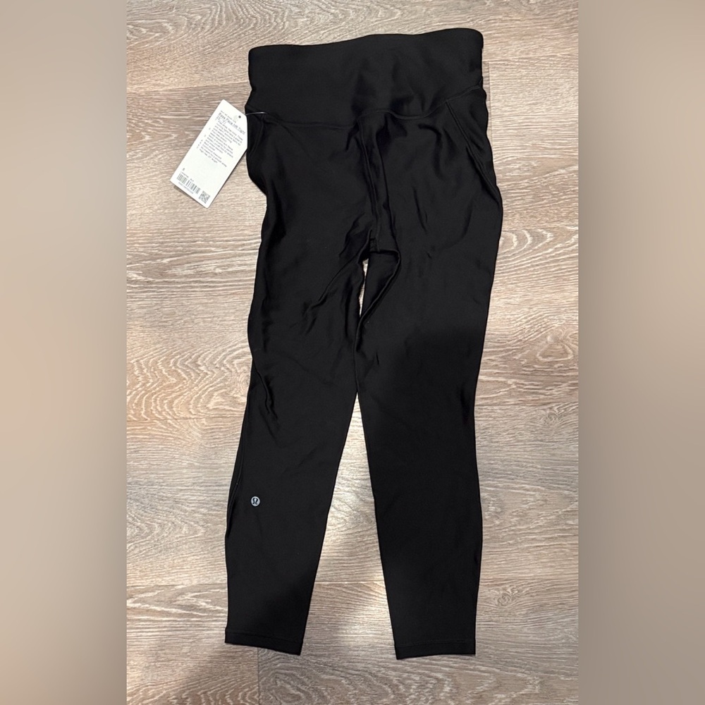 lululemon Base Pace high-rise fleece Black Leggings, NWT, size 8
